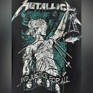 H&M x Metallica …And justice for all Graphic Black Hoodie